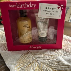 Philosoply shows gel and lotion